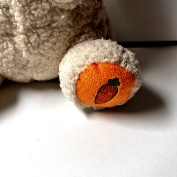 Animal Adventure Sherpa Easter Bunny Rabbit Plush Sitting Stuffed Animal 11" - Picture 3 of 6